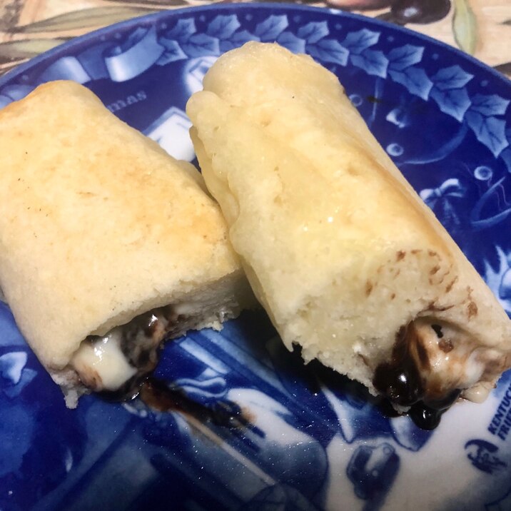 卵焼き器でカンタン☆チョコチーズロール